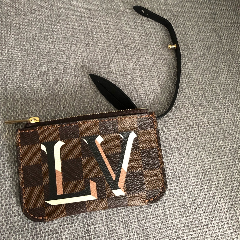Louis Vuitton extra small pouch/card holder Damier Ebene